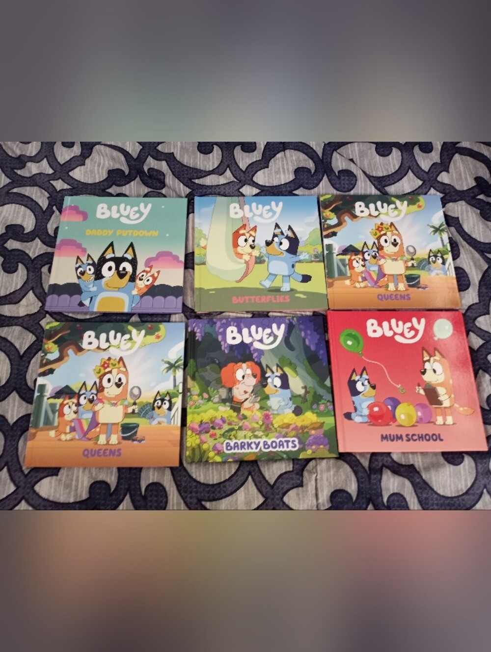 BLUEY Hardcover Books X6 (Like New)